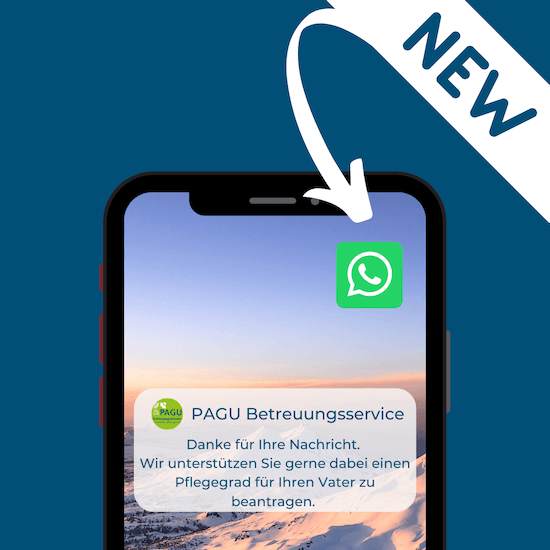 Pagu Betreuungsservice jetzt auch bei WhatsApp!